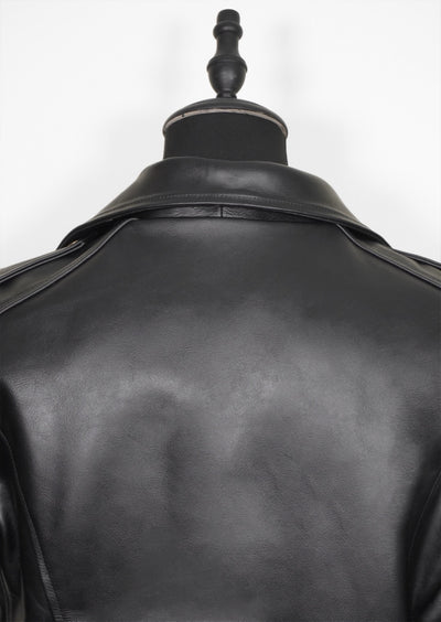 Biker no.1 cuero negro y bronce