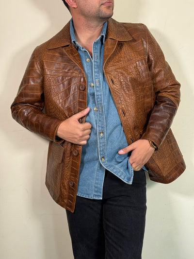 Tyler Durden gabardina coco miel