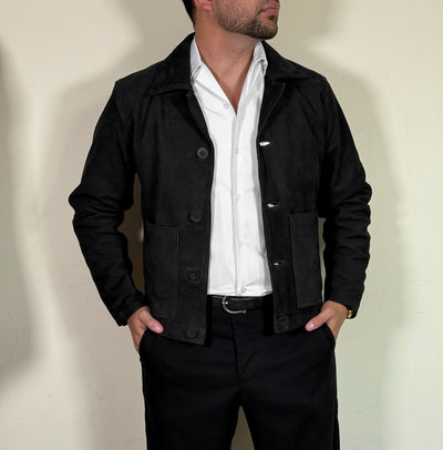 Owen velvet black