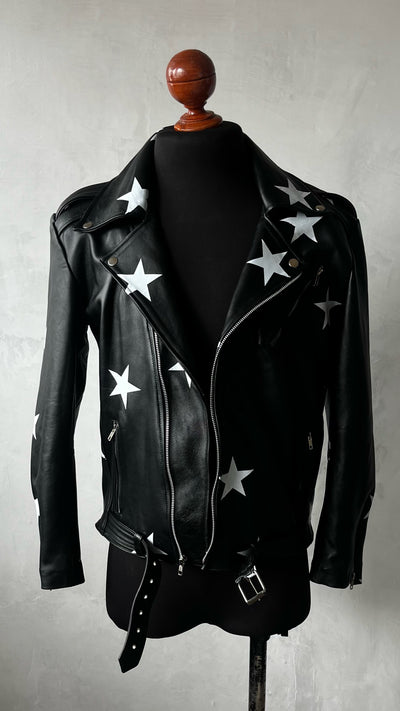 Biker no.1 black stars