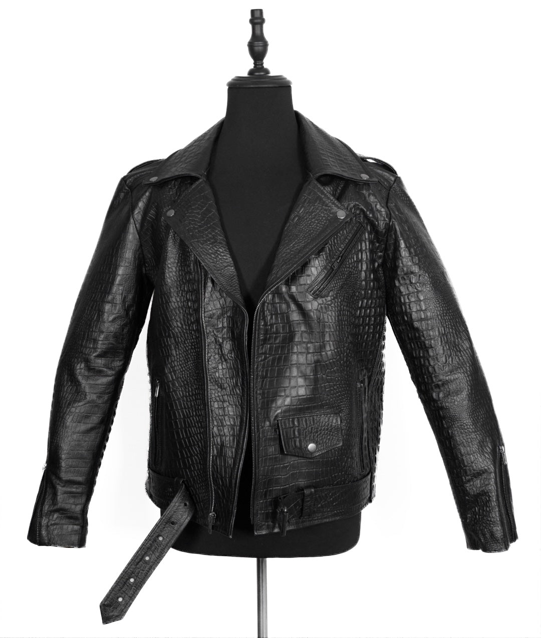 <transcy>Biker no.1 snake black</transcy>