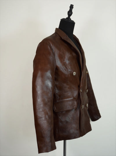 Blazer cruzado caramelo
