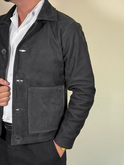 Owen velvet black