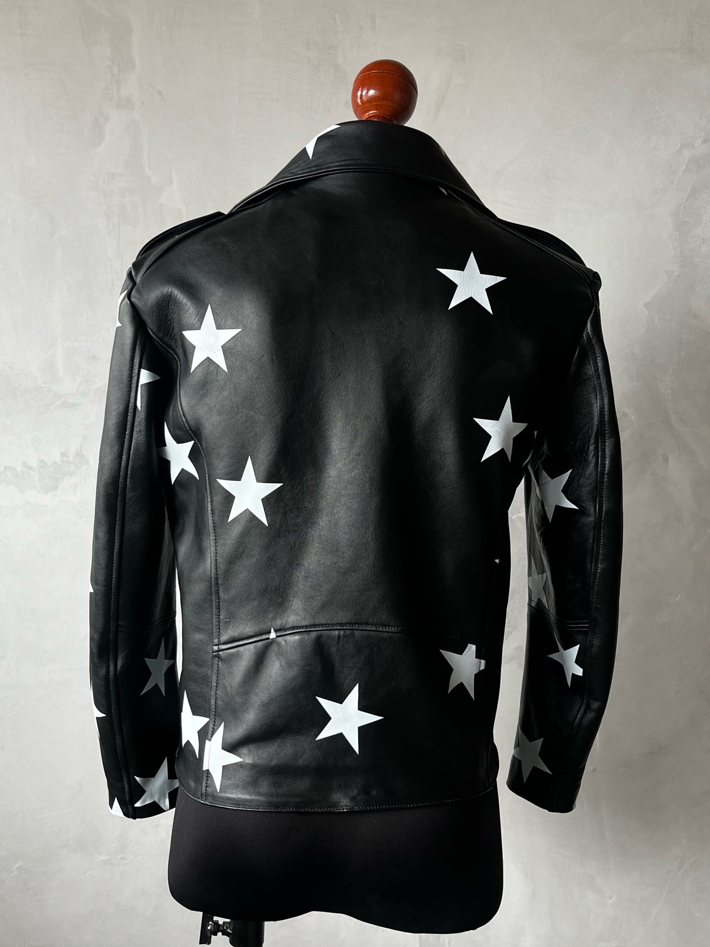 Biker no.1 black stars