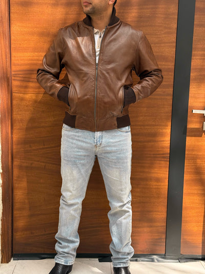 Bomber caramelo