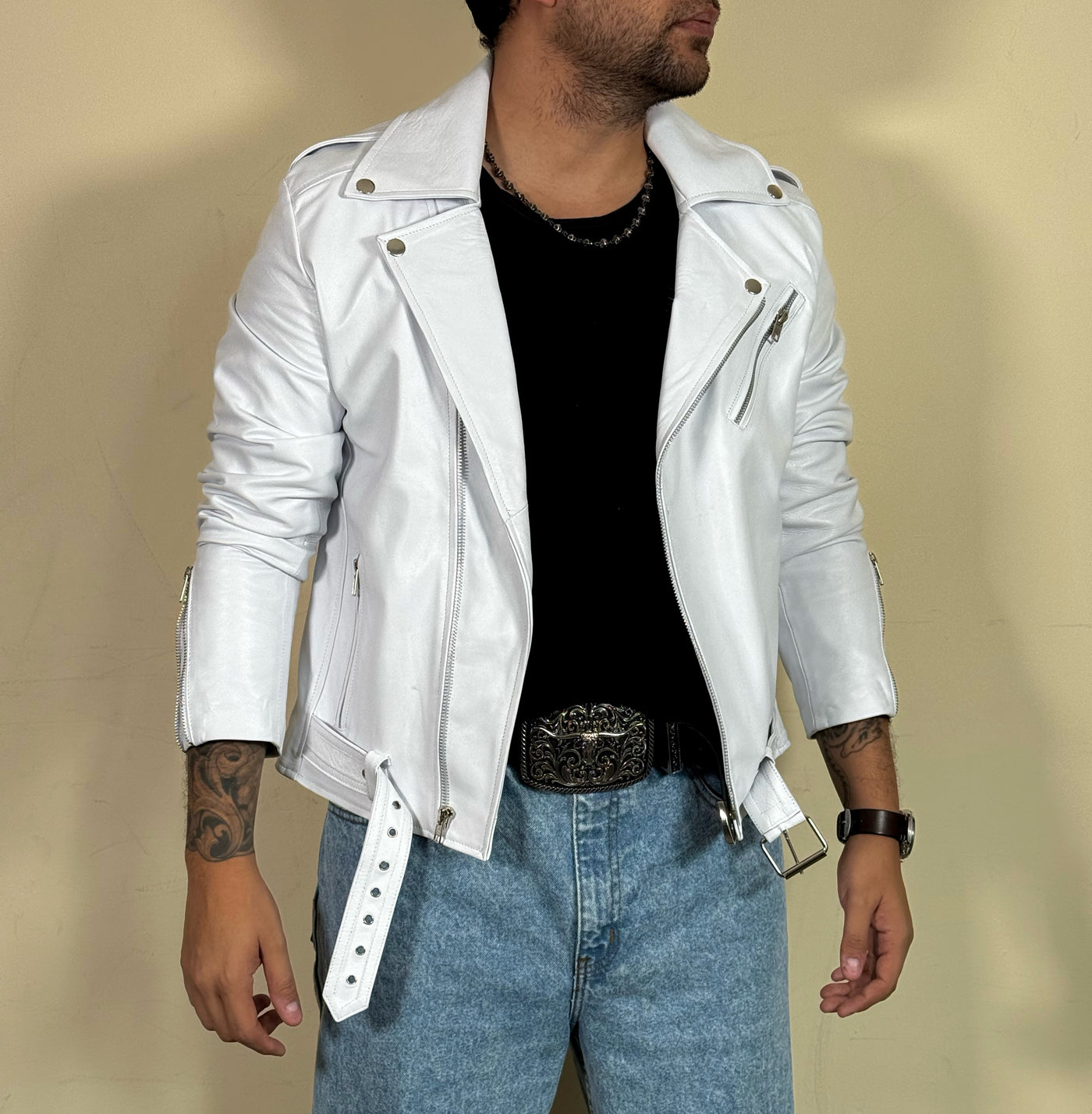 Biker axl paradise white
