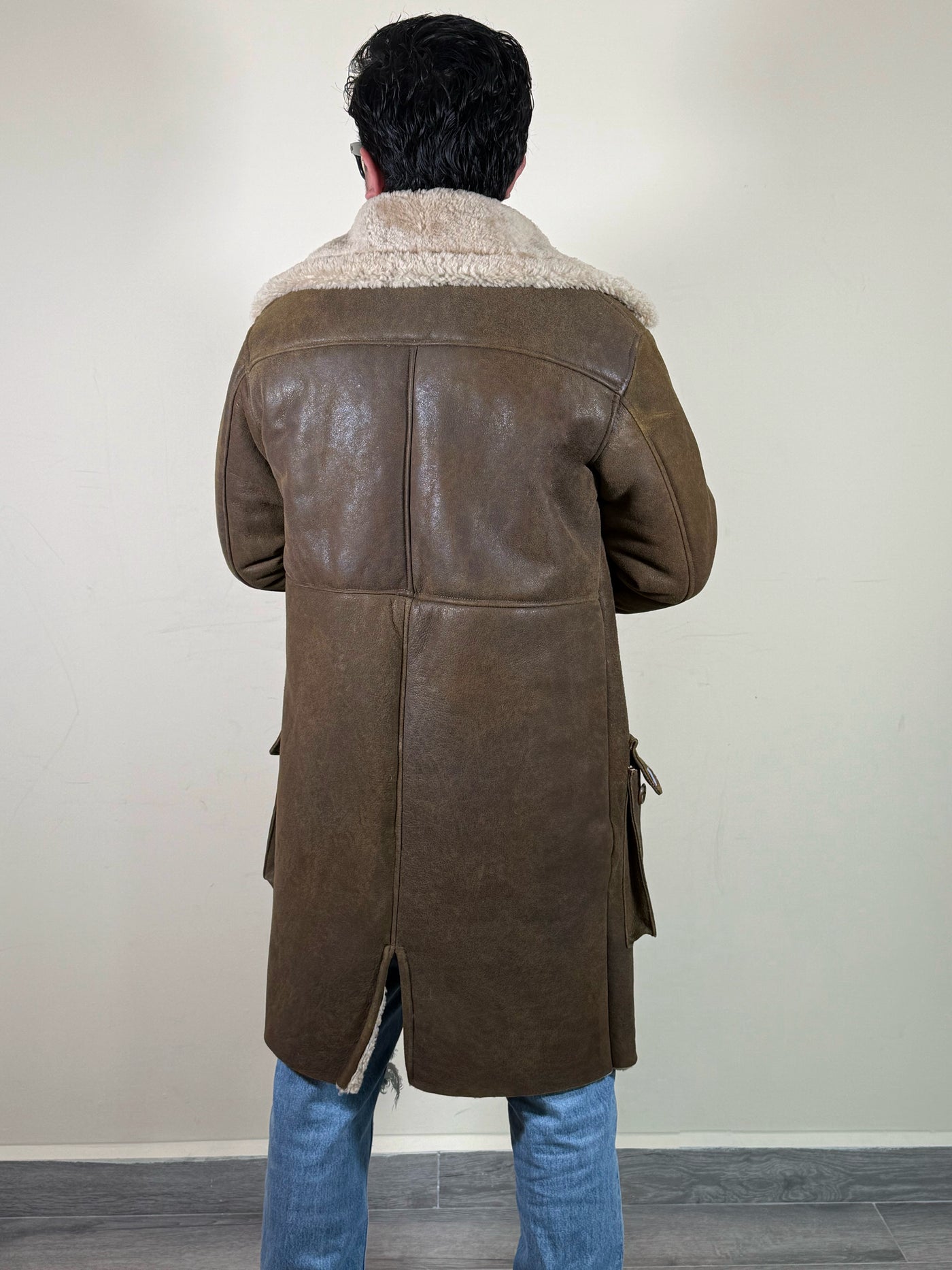 Bane shearling oro viejo