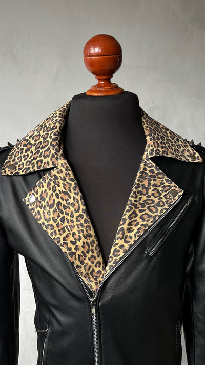 Biker no.1 black leopardo