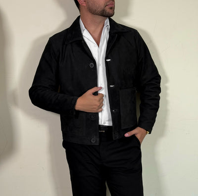 Owen velvet black