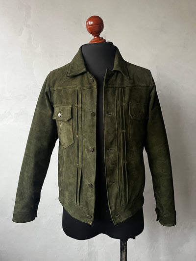 Truker no.2 verde militar gamuza