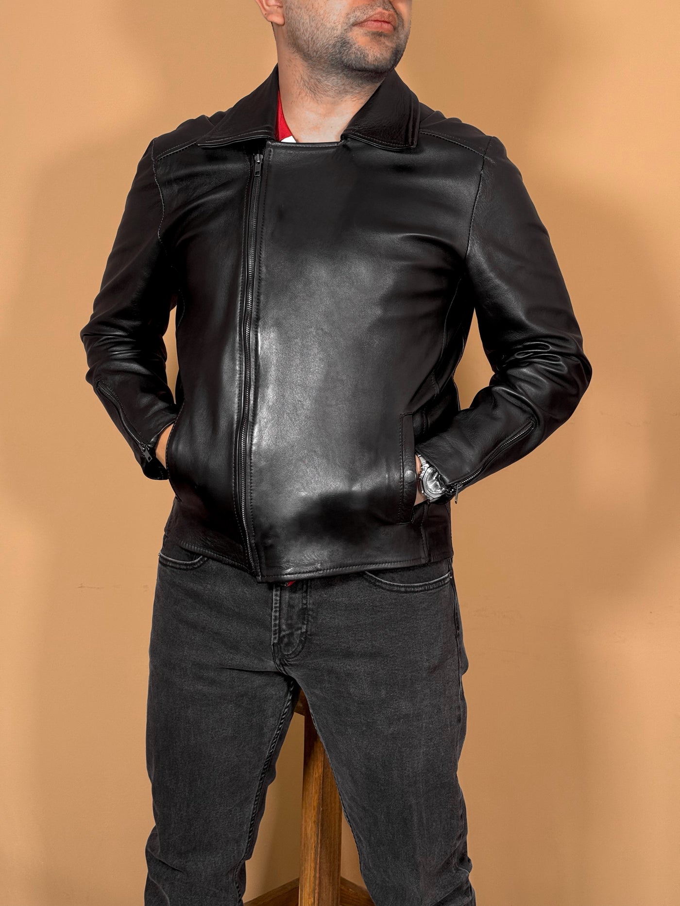 Biker no. 0 darkest black