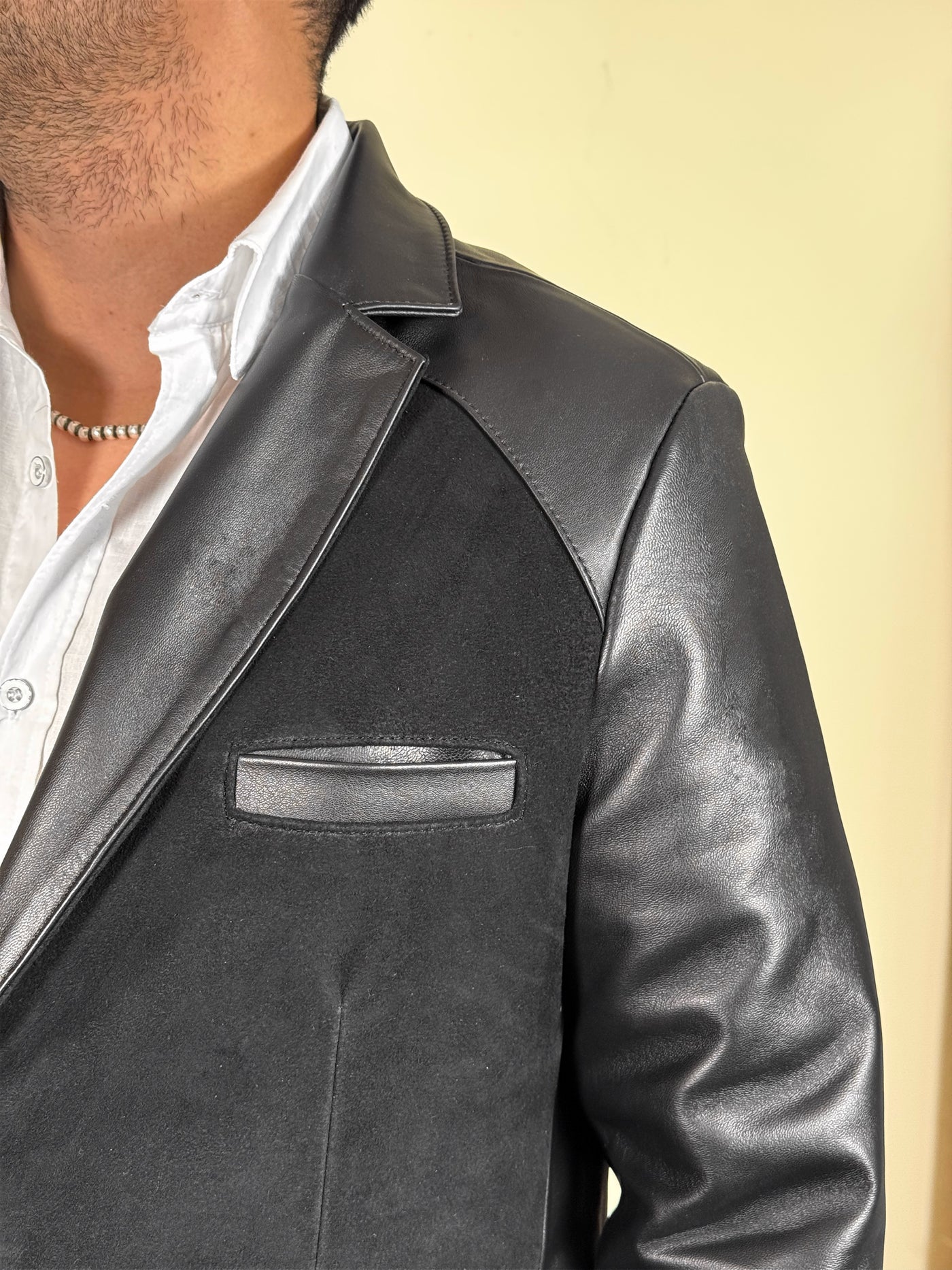 Blazer nobuck negro