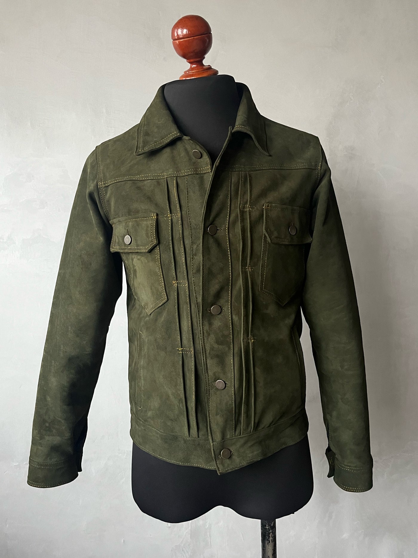 Truker no.2 verde militar gamuza