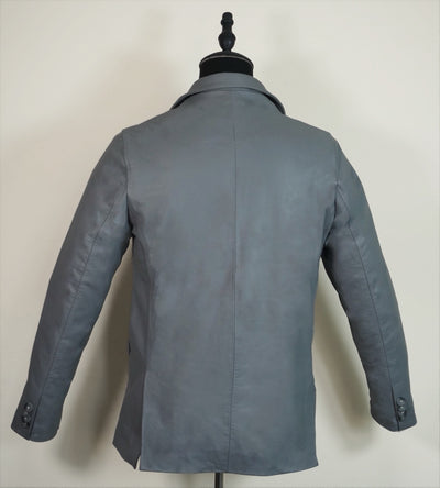 Blazer cruzado gris