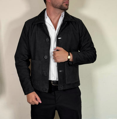 Owen velvet black