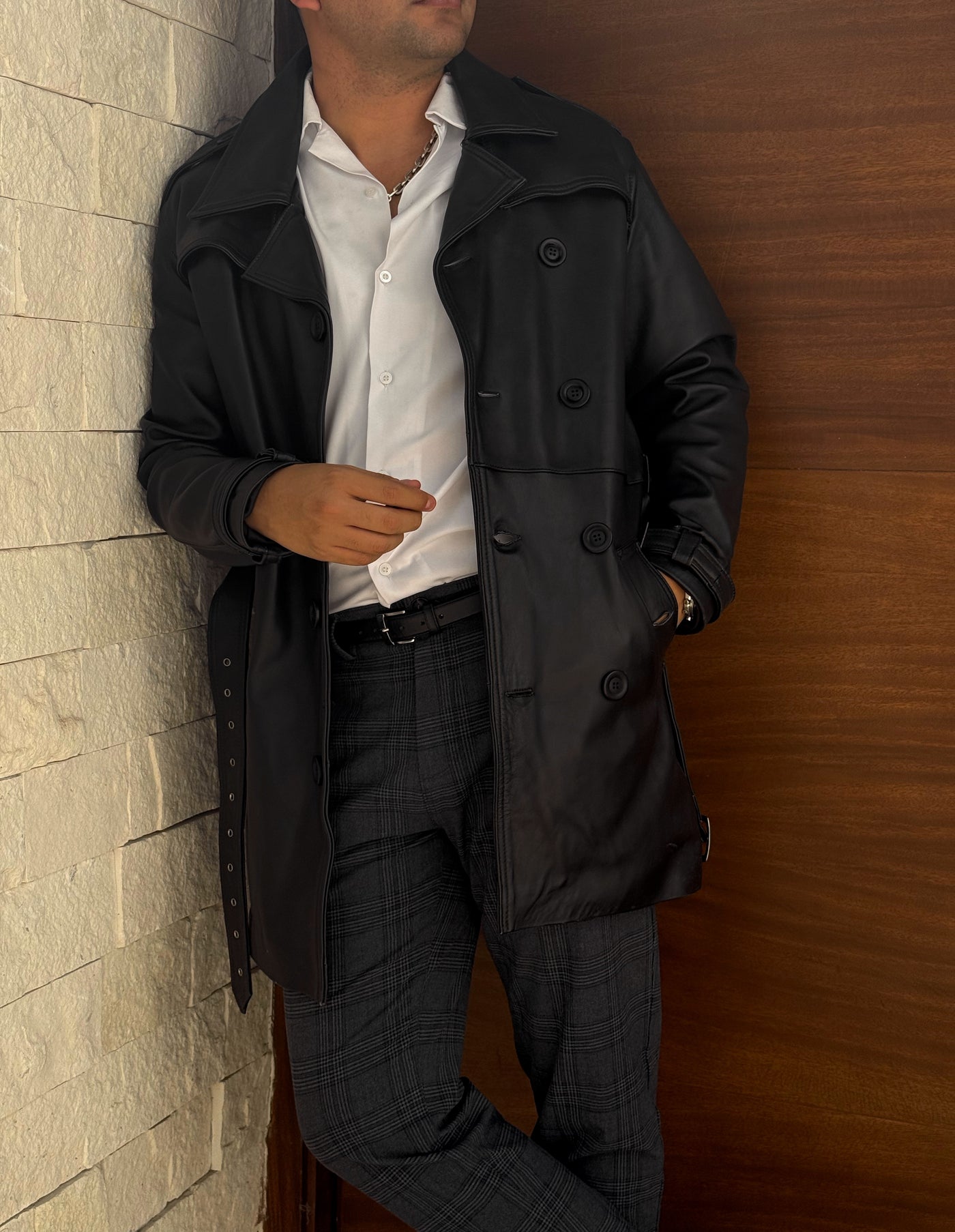 <transcy>Biker Coat Darkest black</transcy>