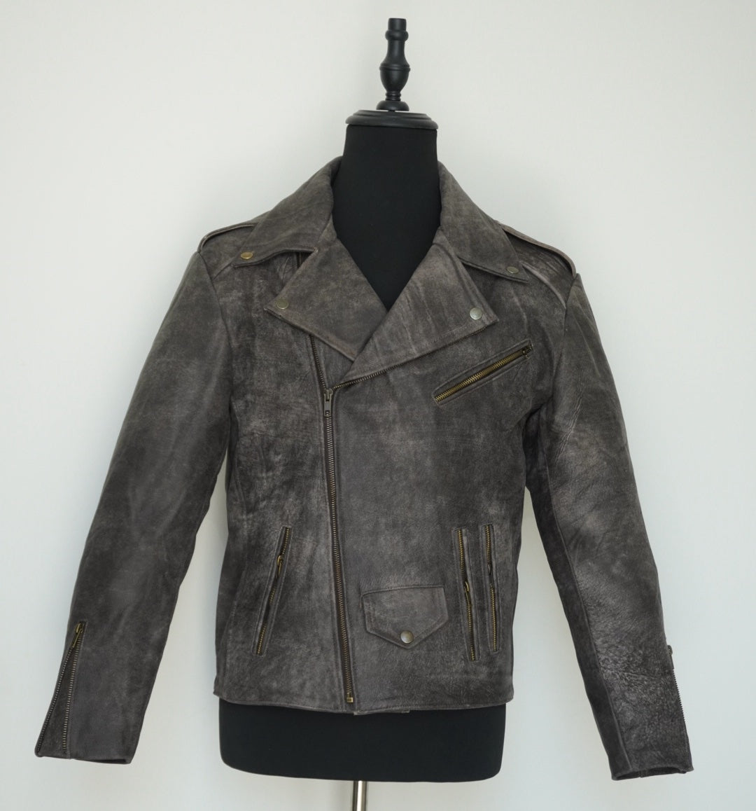 BIKER NO.2  vintage brown
