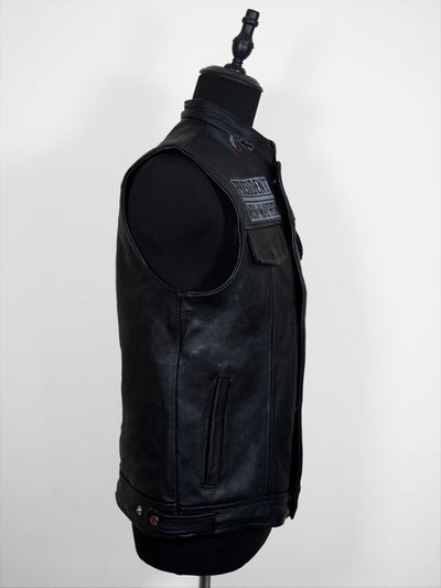 Chaleco Anarchy black bordado