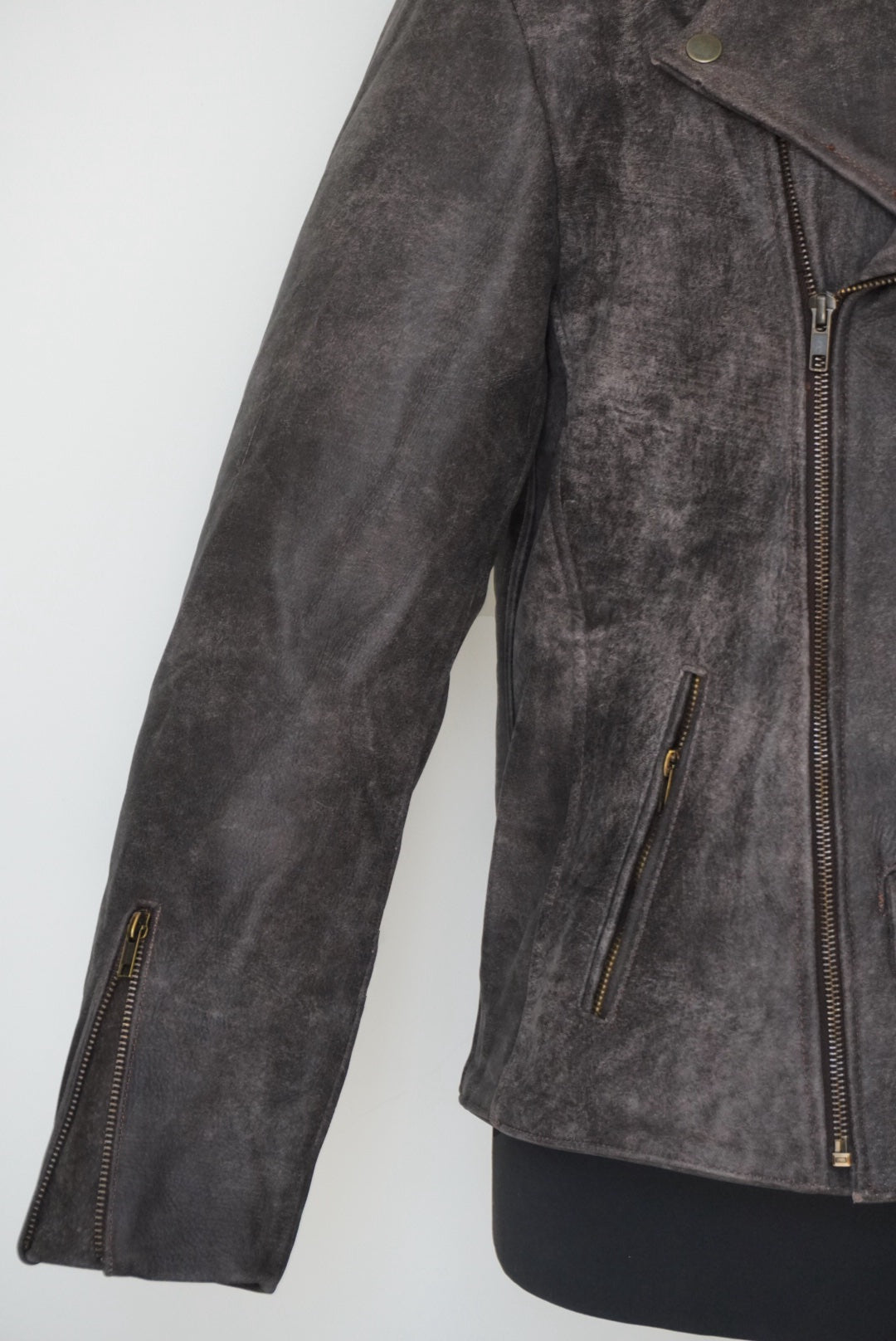 BIKER NO.2  vintage brown