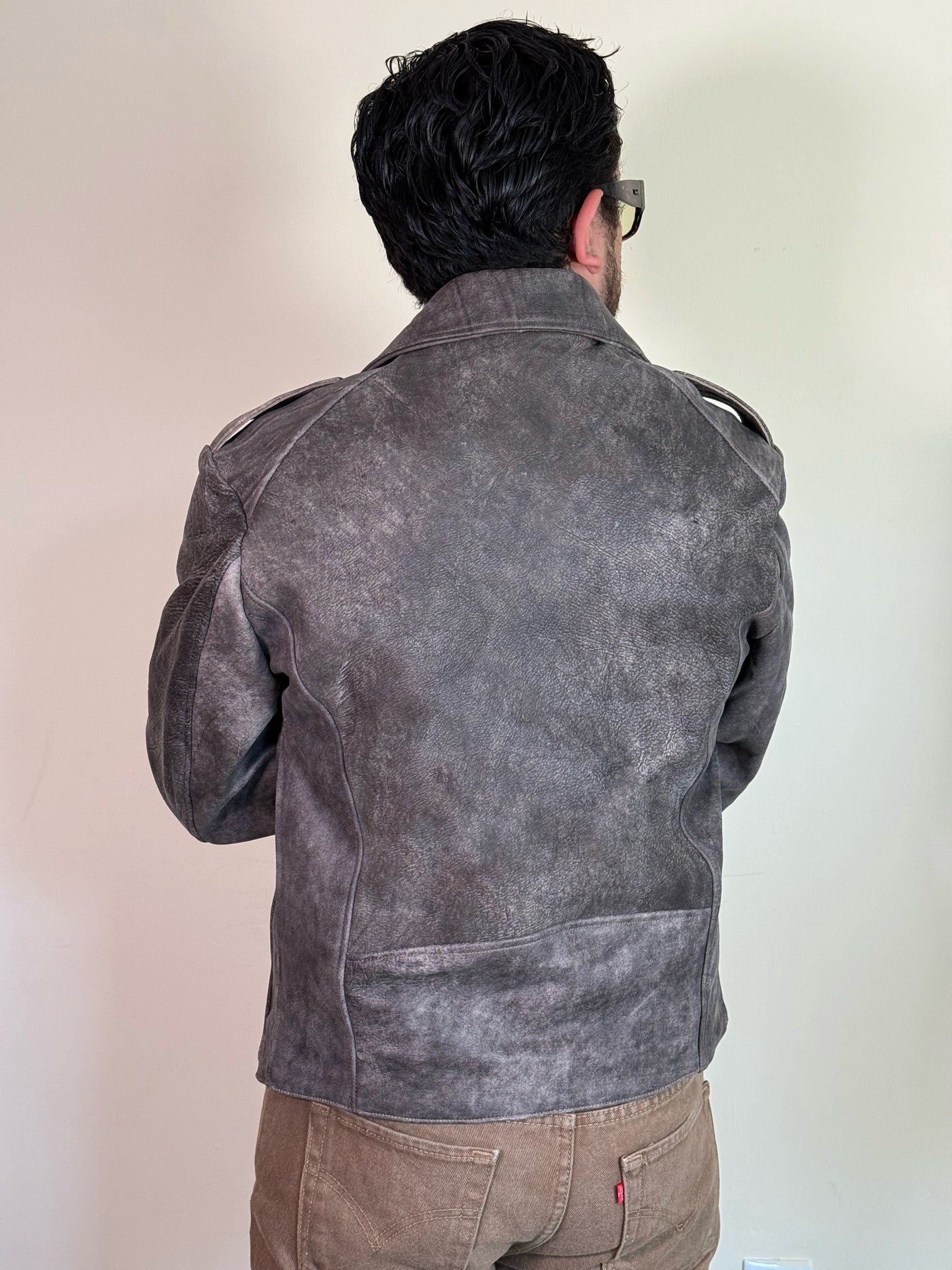 BIKER NO.2  vintage brown