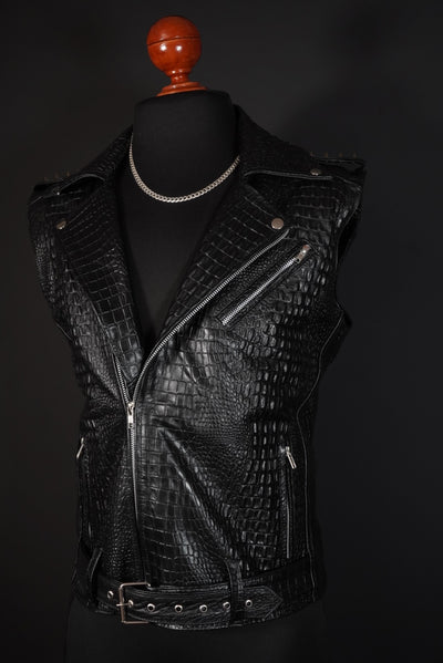 Biker no.1 vest coco black