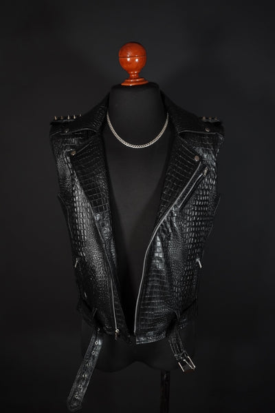 Biker no.1 vest coco black