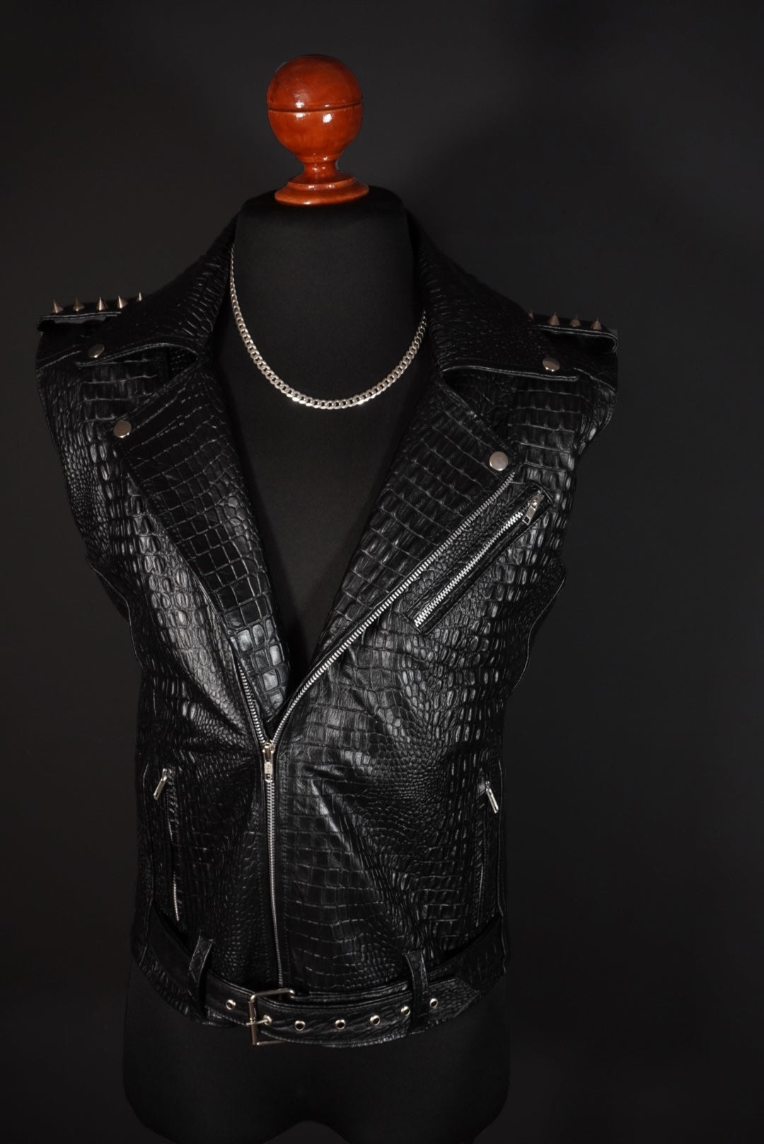 Biker no.1 vest coco black