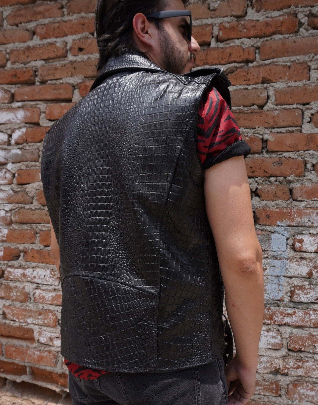 Biker no.1 vest coco black