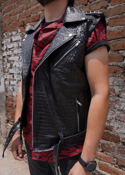 Biker no.1 vest coco black