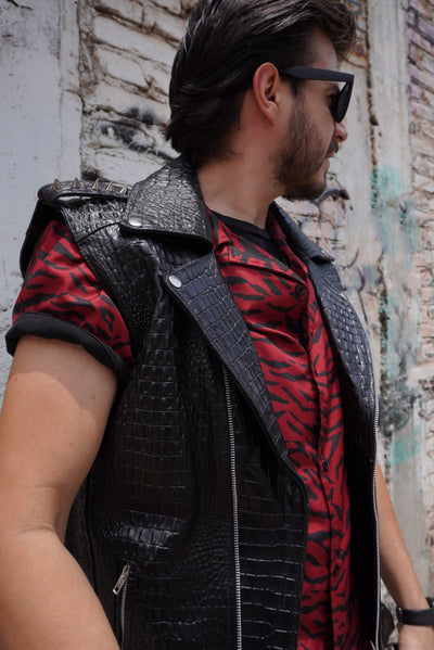 Biker no.1 vest coco black