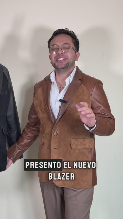 Blazer nobuck negro