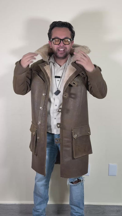 Bane shearling oro viejo