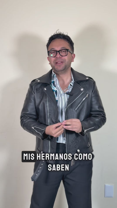 Biker edición especial no.1 cuero y plata