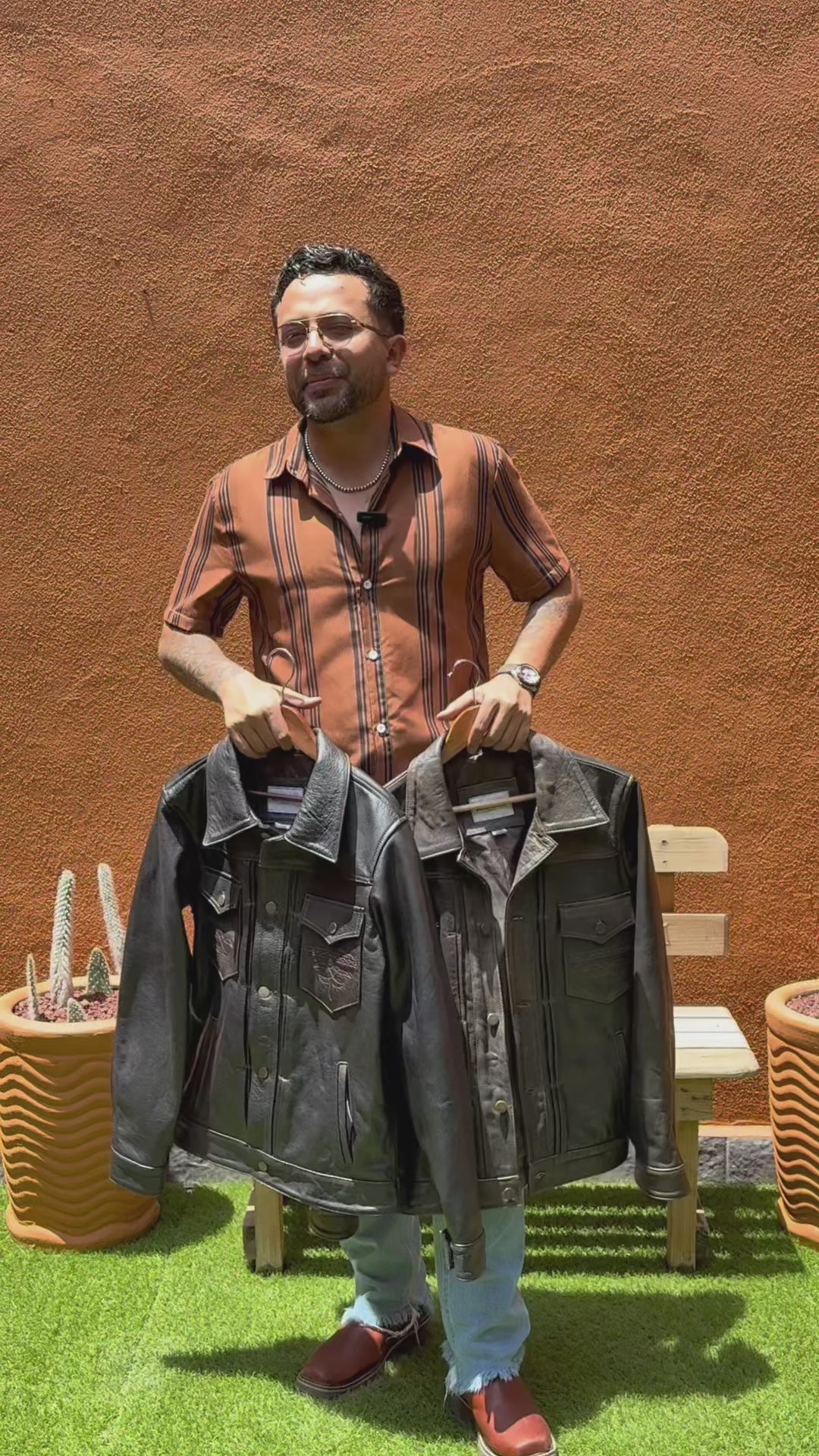 Truker western brown